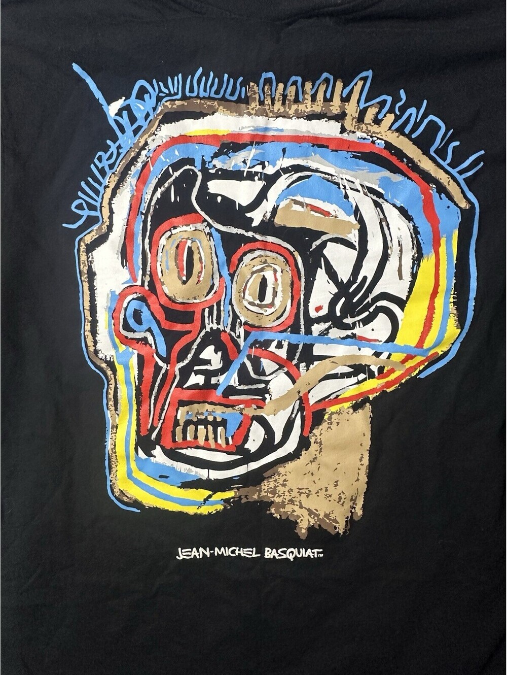 Jean-Michel Basquiat Skull Graphic T Shirt Large Shoe Palace Black Art Tee